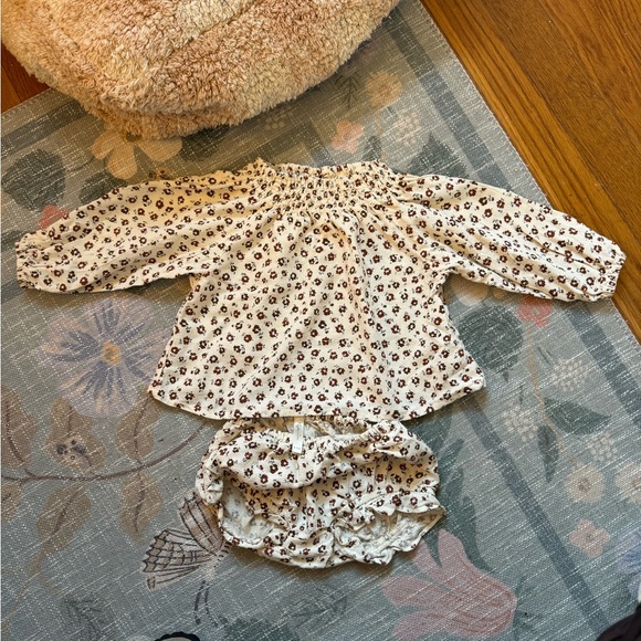 Rylee + Cru Quincy Blouse Set |Spice Floral - Picture 10 of 12